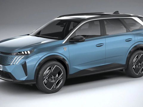 Peugeot E-5008 2025 Modello 3D