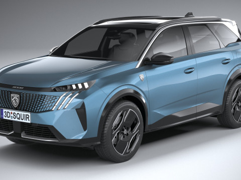 Peugeot E-5008 2025 Modèle 3D