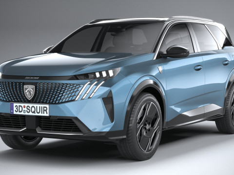 Peugeot E-5008 2025 Modèle 3D