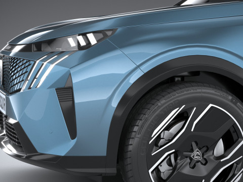 Peugeot E-5008 2025 Modèle 3D