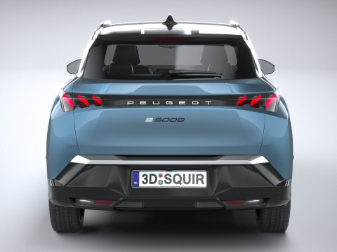 Peugeot E-5008 2025 Modèle 3D