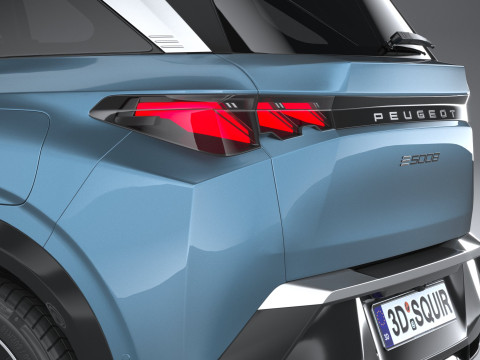 Peugeot E-5008 2025 Modèle 3D