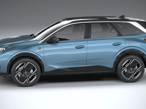Peugeot E-5008 2025 3D Model