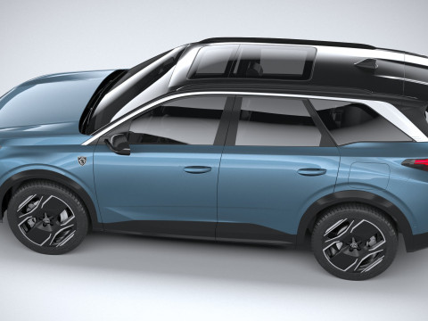 Peugeot E-5008 2025 Modèle 3D