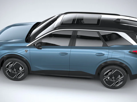 Peugeot E-5008 2025 3D Model