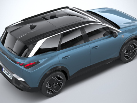 Peugeot E-5008 2025 Modèle 3D