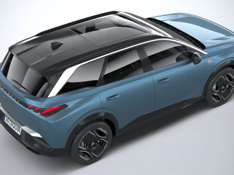 Peugeot E-5008 2025 3D Model
