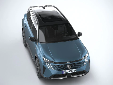 Peugeot E-5008 2025 3D Model