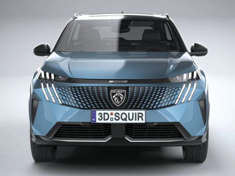 Peugeot E-5008 2025 3D Model