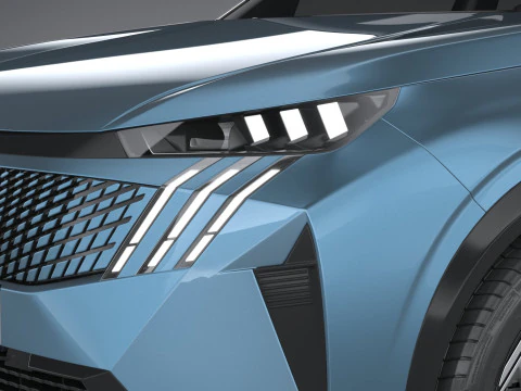 Peugeot E-5008 2025 3D Model