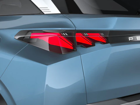 Peugeot E-5008 2025 3D Model