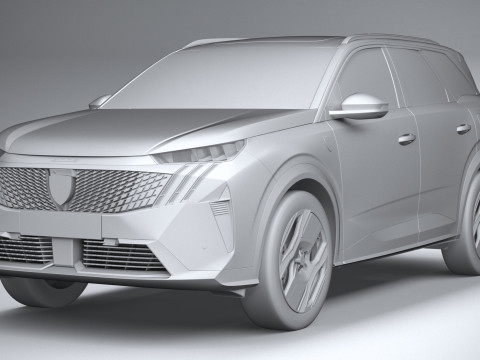 Peugeot E-5008 2025 Modèle 3D