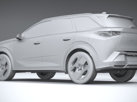 Peugeot E-5008 2025 Modèle 3D