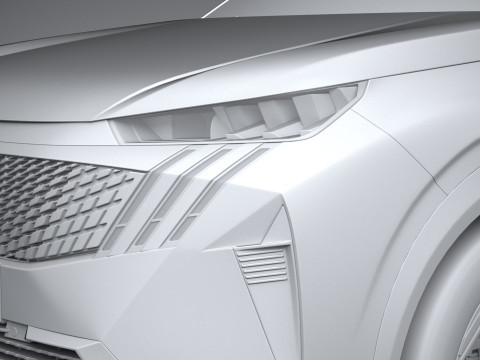 Peugeot E-5008 2025 Modèle 3D