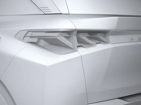 Peugeot E-5008 2025 3D Model