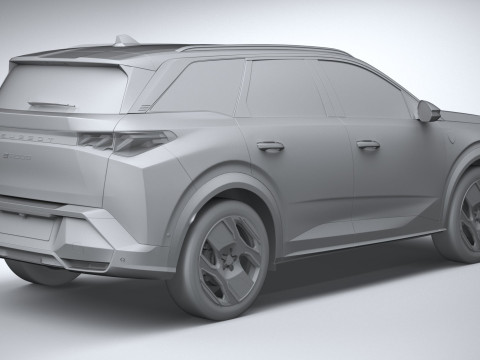 Peugeot E-5008 2025 Modèle 3D