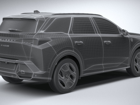 Peugeot E-5008 2025 Modèle 3D