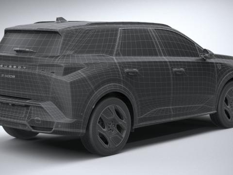 Peugeot E-5008 2025 Modèle 3D