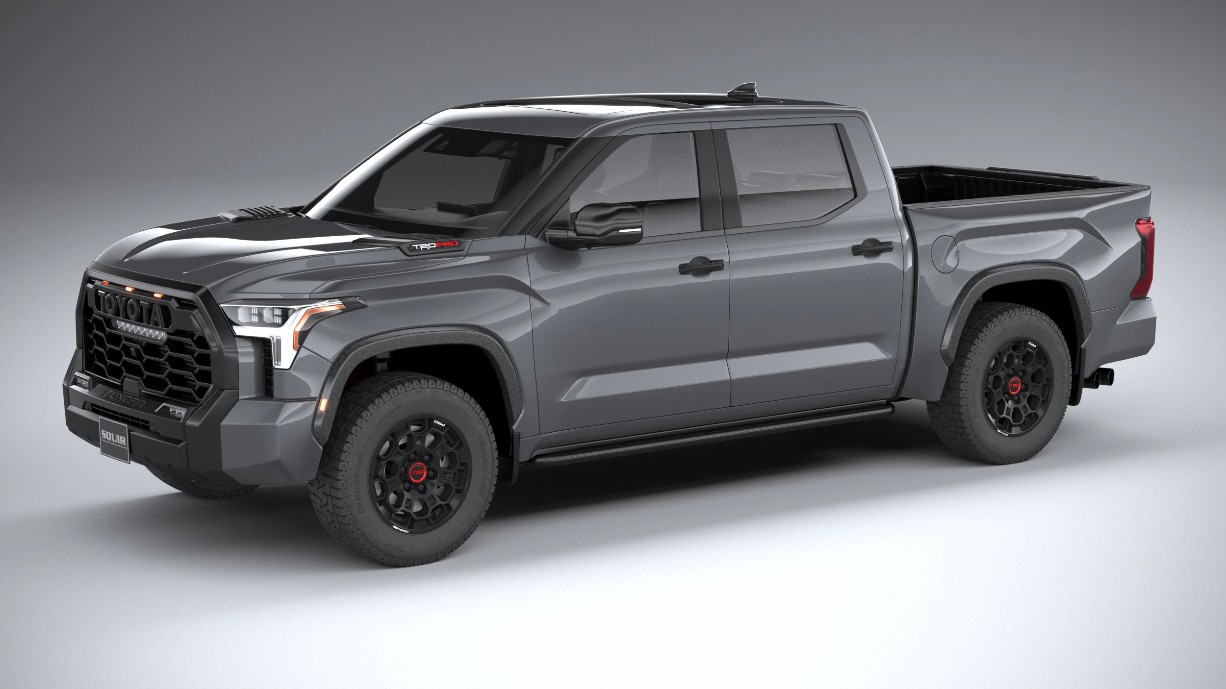 Toyota Tundra TRD PRO 2024 3D Model .c4d .max .obj .3ds .fbx .stl .blend 