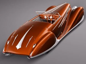 Delahaye T165 1939 3D Model