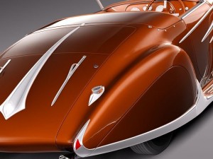 Delahaye T165 1939 Modelo 3D