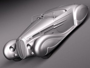 Delahaye T165 1939 Modelo 3D