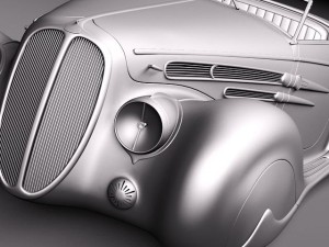 Delahaye T165 1939 Modelo 3D