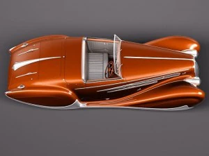 Delahaye T165 1939 3D Model
