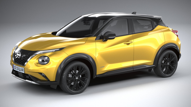 Nissan Juke N-Sport 2024 3D Model .c4d .max .obj .3ds .fbx .stl .blend 