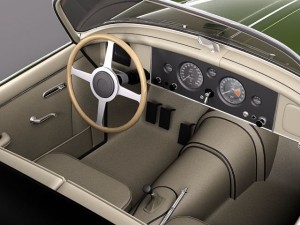 Jaguar XK150 Roadster 1957-1961 3D Model