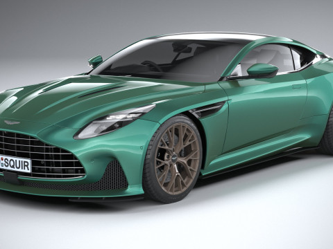 Aston Martin DB12 2024 LowPoly 3Dモデル