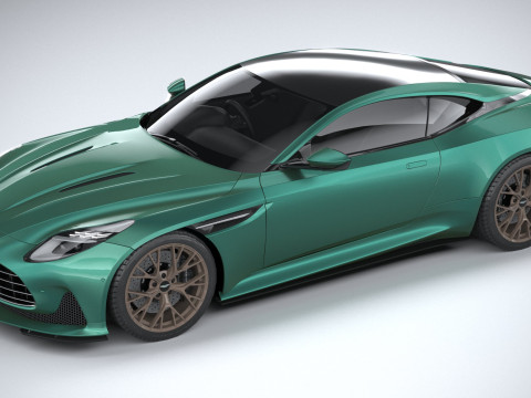 Aston Martin DB12 2024 LowPoly 3Dモデル