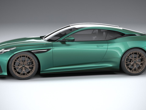 Aston Martin DB12 2024 LowPoly 3Dモデル