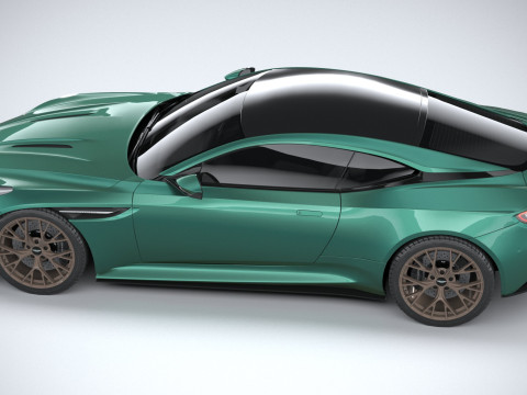 Aston Martin DB12 2024 LowPoly 3Dモデル