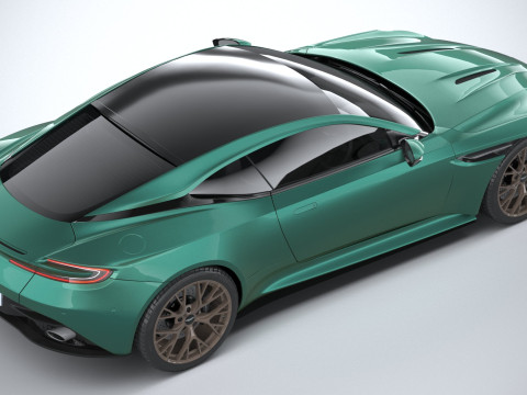 Aston Martin DB12 2024 LowPoly 3Dモデル