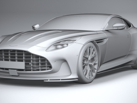Aston Martin DB12 2024 LowPoly 3Dモデル