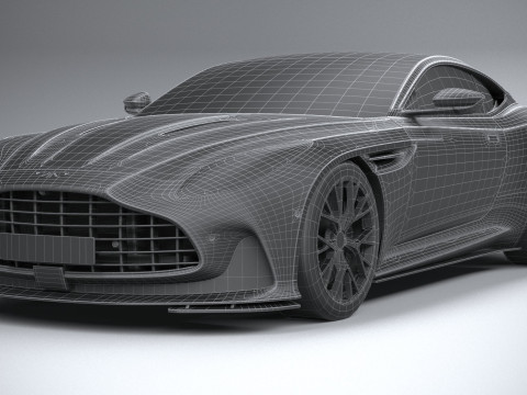 Aston Martin DB12 2024 LowPoly 3Dモデル