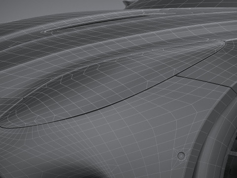 Aston Martin DB12 2024 LowPoly 3Dモデル