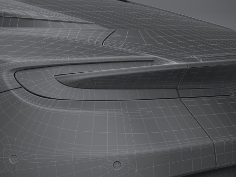 Aston Martin DB12 2024 LowPoly 3Dモデル