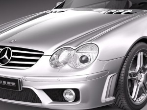 Mercedes-Benz SL 65 AMG 2006 3D 模型