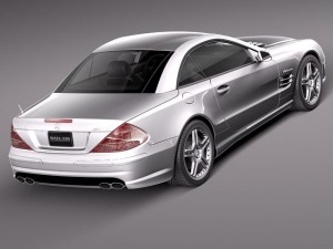 Mercedes-Benz SL 65 AMG 2006 3D 模型
