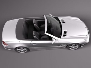 Mercedes-Benz SL 65 AMG 2006 3D 模型