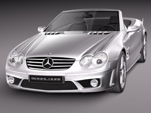 Mercedes-Benz SL 65 AMG 2006 3D 模型
