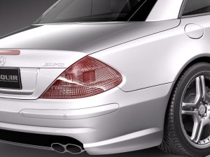 Mercedes-Benz SL 65 AMG 2006 3D 模型