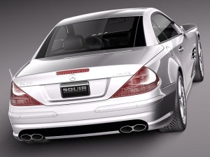 Mercedes-Benz SL 65 AMG 2006 3D 模型