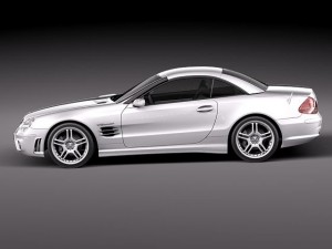 Mercedes-Benz SL 65 AMG 2006 3D 模型