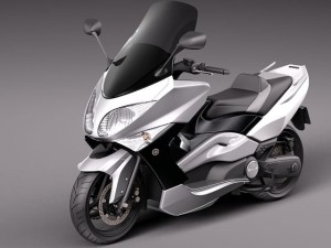 Yamaha T-Max 2008-2012 3Dモデル