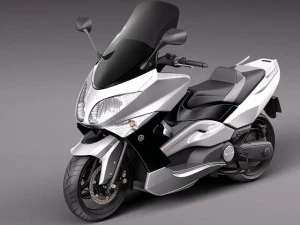 雅马哈 T-Max 2008-2012 3D 模型