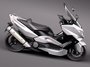 Yamaha T-Max 2008-2012 3D 모델