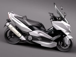 Yamaha T-Max 2008-2012 3D Model